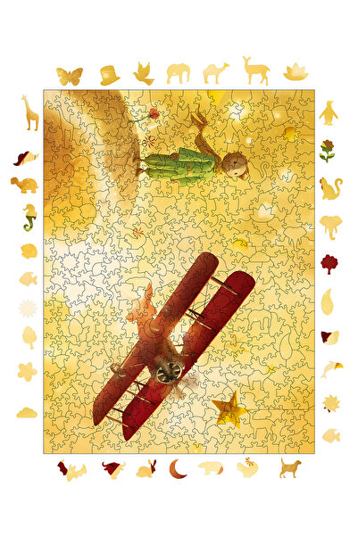WePuzzleUp Ahşap Puzzle - Küçük Prens - 450 Parça, 29x39 cm