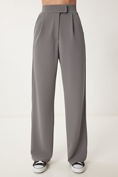 Lovelyİstanbul Зручні штани Palazzo з застібкою на талії - LRV0003