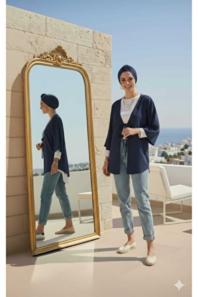 blackbonds Δεμένο μπροστινό χιτώνα κιμονό Oversize