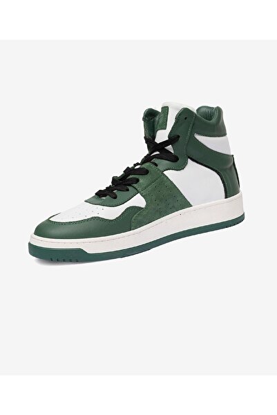 Greyder Erkek Yeşil Beyaz Hakiki Deri Sneaker Bot 3K1SB75175
