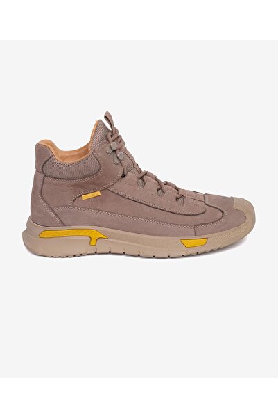 Greyder Erkek Koyu Vizon Hakiki Deri Sneaker Bot 4K1SB15090