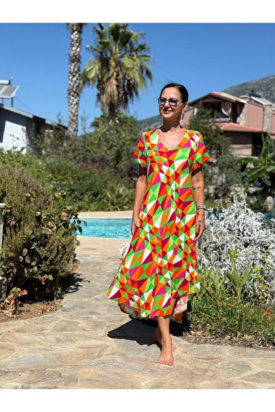 Punta Otantik Pss12328 Viscose Magic Dress