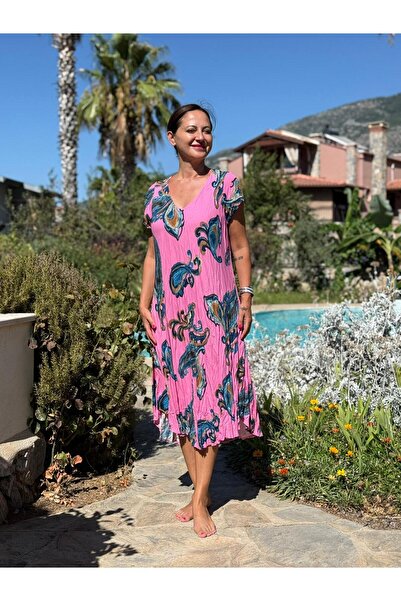 Punta Otantik Pss12353 Viscose Magic Dress