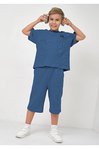 HN HNT TEKSTİL Waffle Boy's Suit