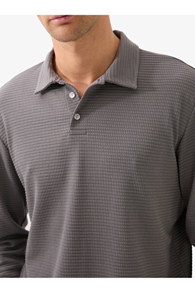 Blackspade Ανδρικό μπλουζάκι με λαιμόκοψη πόλο 40821 - Ανθρακί