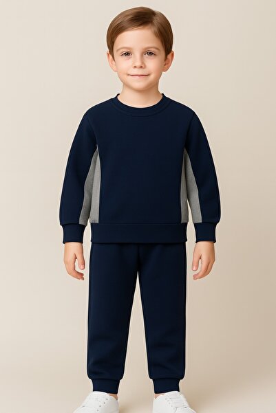 Markasız ucuz Children's Tracksuit Set - Unisex