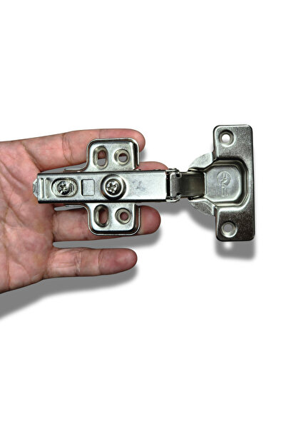 İkra Μεντεσέδες με φρένο, περιστροφικό κλείσιμο με αναδρομή, με αποσπώμενη βάση, μεντεσέδες ντουλαπιού PMS - Επίπεδος μεντεσέδες