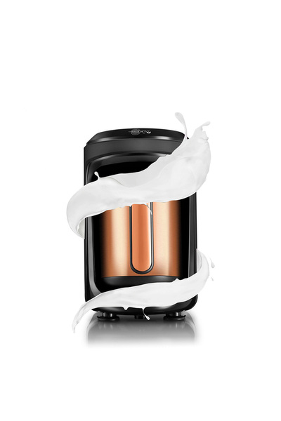 Karaca Hatır Hüps Aroma Steel Çelik Cezveli Türk Kahve Makinesi 5 Fincan Kapasiteli Galactic Bronze