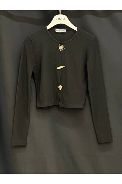 Fiori Μακρυμάνικη μπλούζα με αξεσουάρ Drapeli Sun