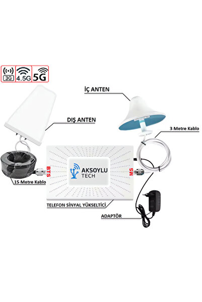 Store 5 Band set 5 Bant Gsm Sinyal Güçlendirici Şebeke Telefon Internet Yükseltici 800 900 1800 2100 2600