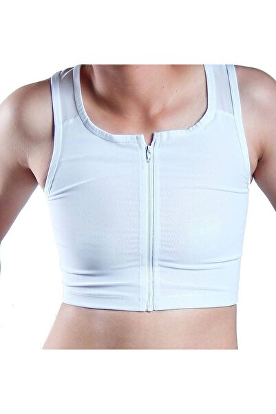 Trnsdshop Binder Göğüs Korsesi, Toparlayıcı Binder Korse Fermuarlı