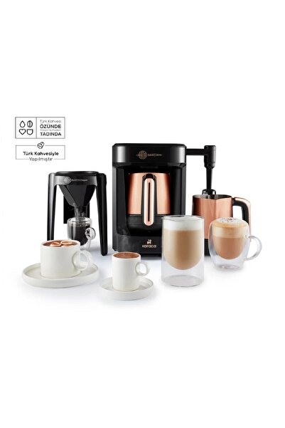 Karaca Hatir Barista Pro Talking Cappuccino And Turkish Coffee Machine Bronze