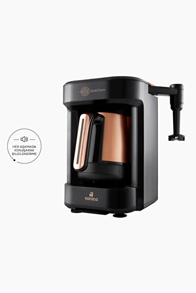Karaca Hatir Barista Pro Talking Cappuccino And Turkish Coffee Machine Bronze