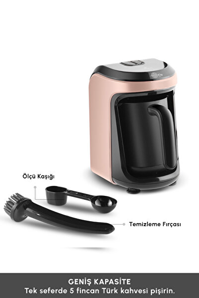 Karaca Hatır Hüps Aroma Τουρκική καφετιέρα 5 φλιτζανιών Χωρητικότητα Pearly Pink