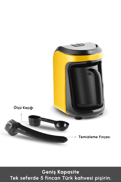 Karaca Hatır Hüps Sütlü Türk Kahve Makinesi Sarı