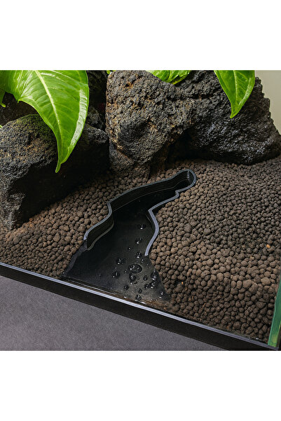 PUREYSMA Akvaryum Mağara Dekoru – Kum Altına Gömülebilir Saklanma Alanı Balıklar İçin