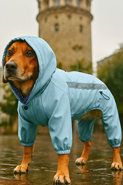 oyapet Köpek Yağmurluk | 4 Ayaklı Su & Rüzgar Geçirmez Köpek Kıyafet - Premium Köpek Elbisesi