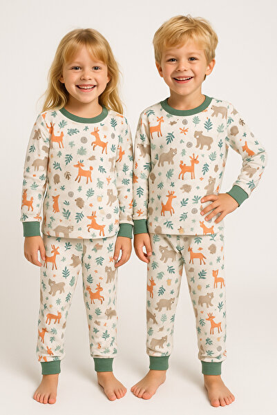 minibambi Mint zelena pidžama za dečake