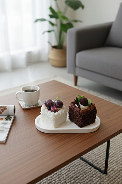 Al Ver Gülüm 3D Gerçekçi Pasta Görünümlü Buzdolabı Magnet Dekoratif Mutfak ve...