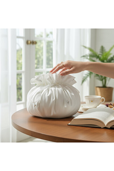 Bukosh Gelin Takı Para Kesesi Taşlı