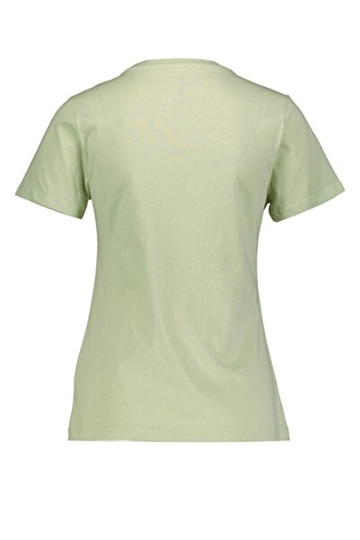 lumberjack Βασικό γυναικείο μπλουζάκι πράσινο W-ct126 101349492