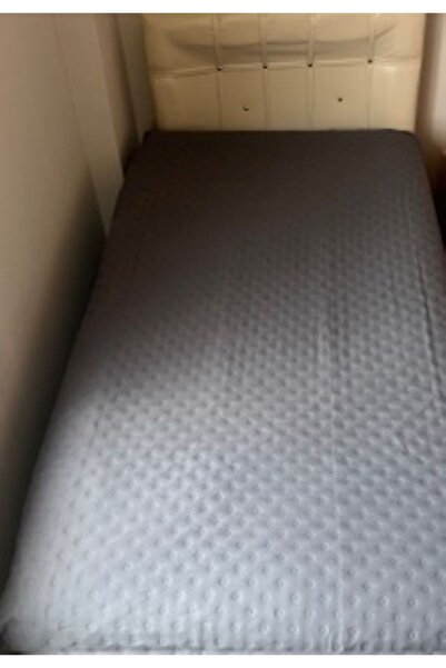 GENÇEV HOME COLLECTİONS Çok Amaçlı Düz Pike Tek Kişilik 160x220 Antrasit * Yatak Örtüsü