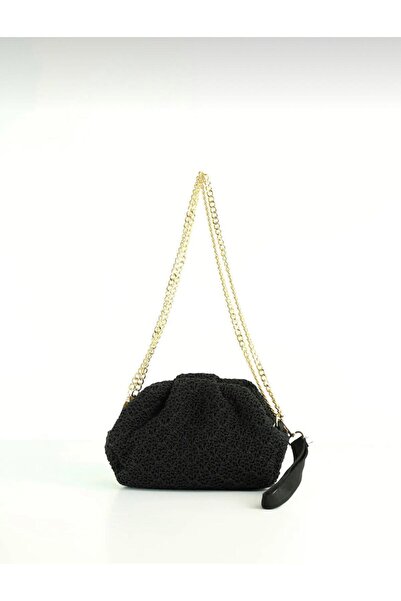 Swaggo collections حقيبة يد وكتف صغيرة موديل مضفر بحبل نسائي