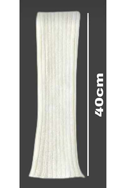 EMKA GİYİM %100 Akrilik Premium Triko Örgü Leg Warmer Ayak Isıtıcı Tozluk