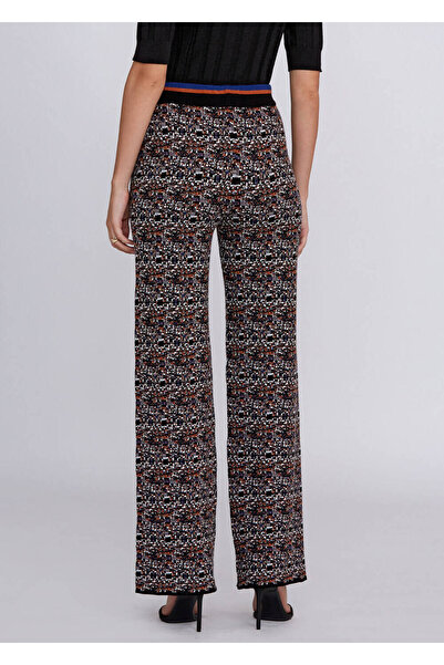 Knitss Jakar Desenli Normal Kesim Triko Pantolon