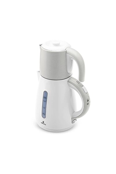 Karaca Daystar Steel Teapot Tea Machine Pearl White