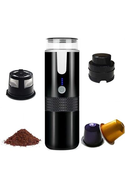 fulina ماكينة صنع قهوة كبسولة محمولة، ماكينة صنع إسبرسو محمولة، ماكينة قهوة كبسولة للمكتب، السفر، ب