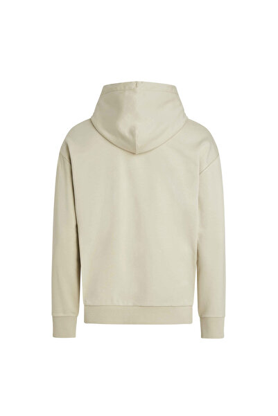 Calvin Klein Green Men's Hooded Collar Slim Fit Sweatshirt K10K111345Leb