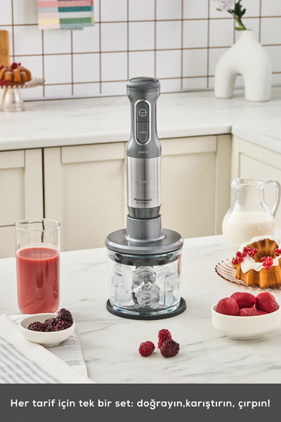 Karaca Mastermaid Prosteel 1000W Blender Set Cam Hazneli Galaxy Grey