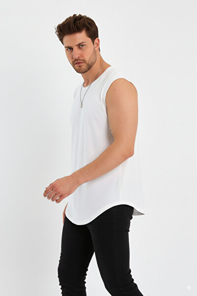 rammers Erkek Pis Yaka Alt Oval Kesim Basic Sıfır Kol Tişört