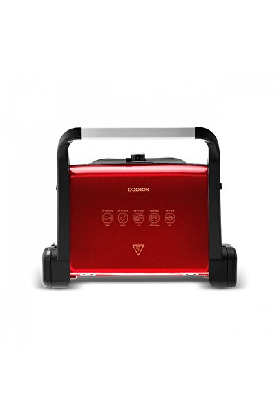 Karaca Gastro Classıc Izgara Ve Tost Makinesi Rouge Red 2000 W 6 Dilim Kapasiteli