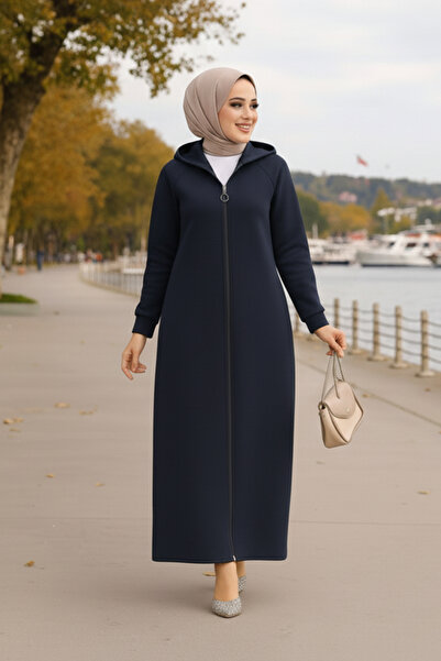 Neva Style Синій капюшонний хіджаб - 72231L