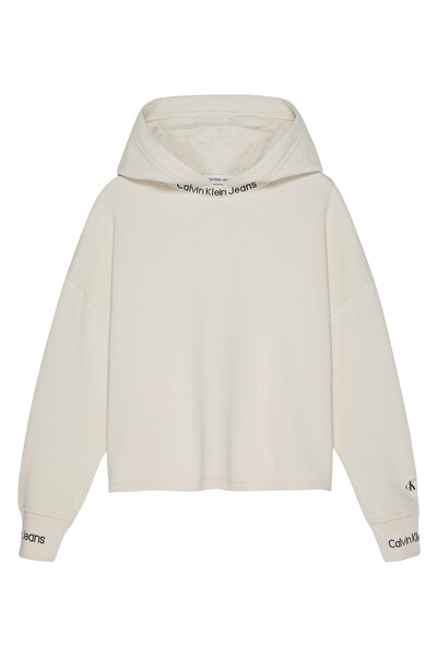 Calvin Klein Düz Erkek Çocuk Gri Sweatshırt IB0IB01689PGB