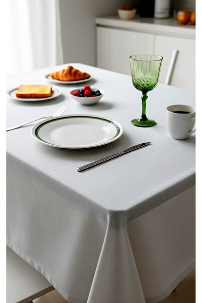 PİKKO HOME تي شيرت قطن رفيع موكلو رمادي فاتح (LM)