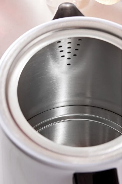 Karaca Tea Glass 2 In 1 Steel Tea Machine And Kettle Ocean Wave