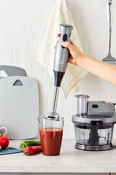 Karaca Pro-multimax Mutfak Robotu/Blender Seti Antrasit 2000 W