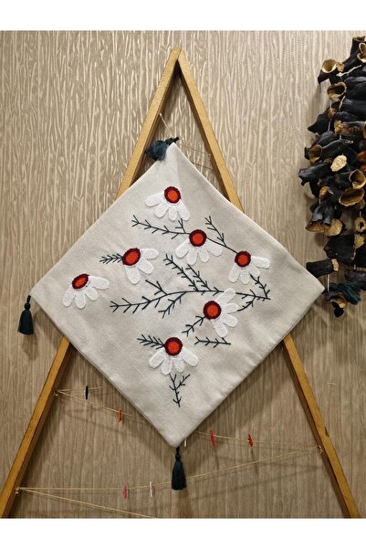 getbrosp Püskül Detaylı punch kırlent kılıfı 2'Li 43*43 cm