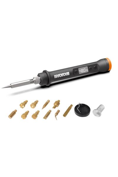 Genel Markalar WX744.9 MAKERX 20Volt Profesyonel Dijital Lehim Tabancası + 12...