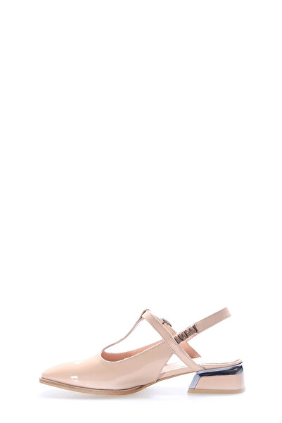 FAST STEP Hakiki Deri Kadın Kısa Topuklu Ayakkabı 064ZA112