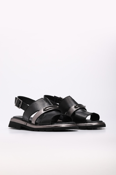 FAST STEP Genuine Leather Women's Classic Sandals 710Za993