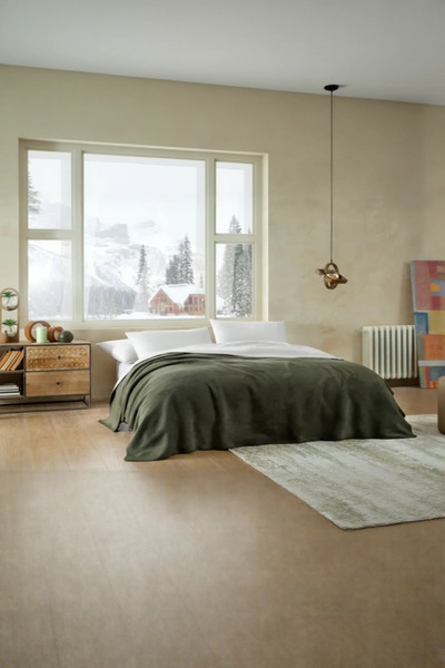 Hibboux Comfy Double Blanket - Green Beige