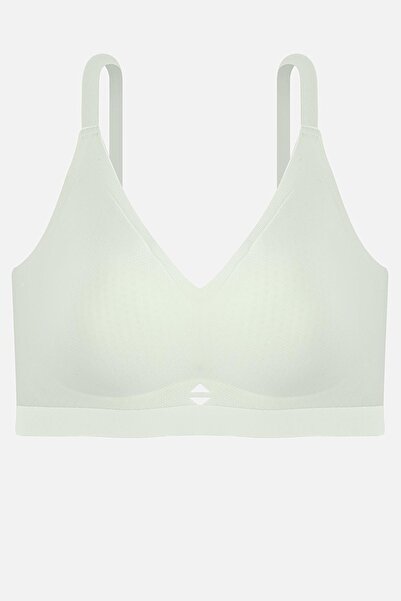 Wonna Ghost Lazer Kesim Balensiz Dikişsiz Sütyen - Без підкладки - 2802 - Світло-блакитний