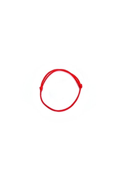 Wild Bracelets Brățară reglabilă din fir de mătase roșie pentru nou-născuți și copii