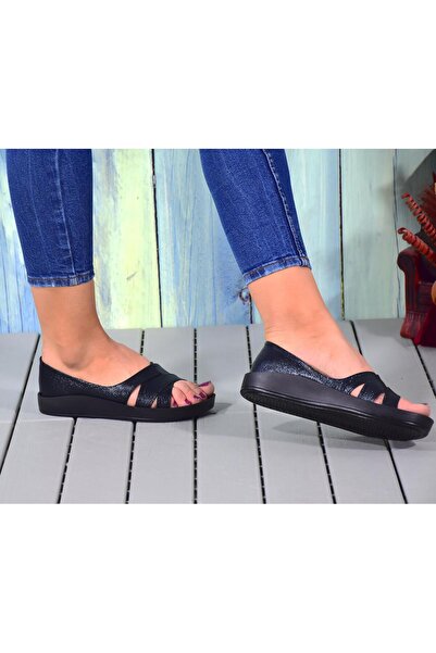 ODESA AYAKKABI MARKET Γυναικεία Σανδάλια με Ανατομική Σόλα από Τεχνητό Δέρμα