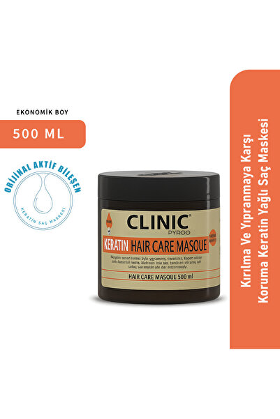 CLINIC PYROO Anti-Breakage and Anti-Wear Keratin Oil Hair Mask - 500 ml