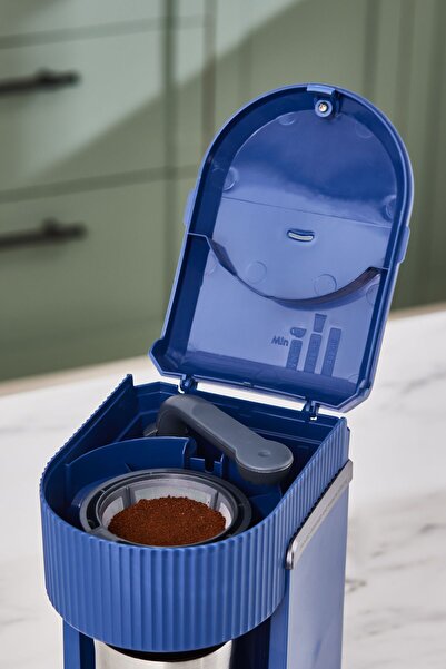 Karaca Mono Personal Filtre Kahve Makinesi ve İnox Kişisel Termos Hediyeli Marine